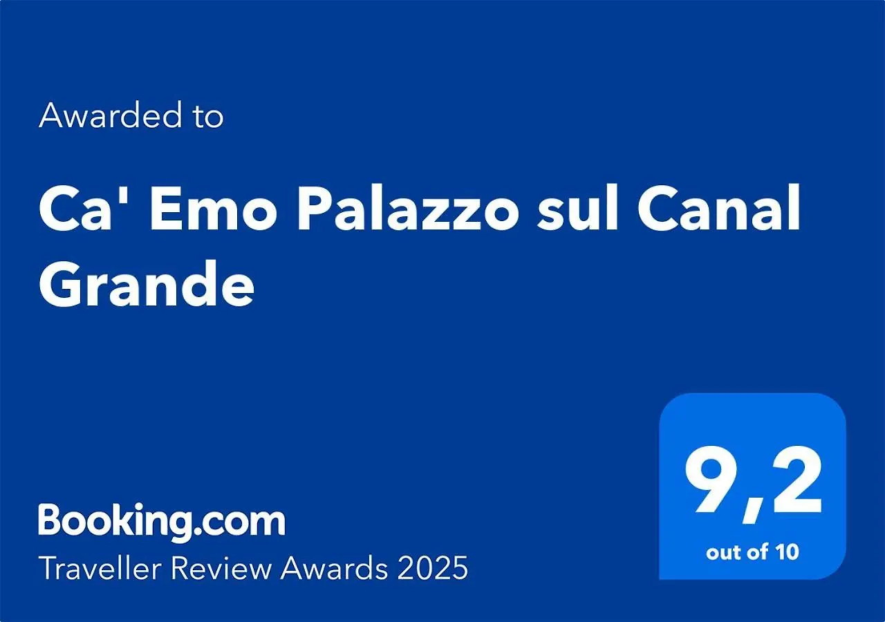 Apartment Ca' Emo Palazzo Sul Canal Grande Venice